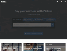 Tablet Screenshot of pickles.com.au